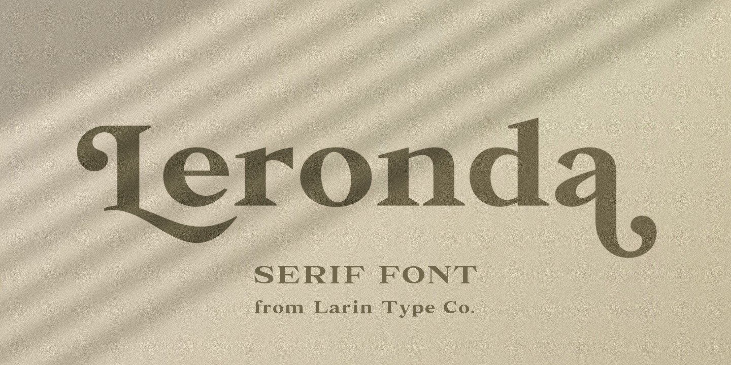 Leronda Font